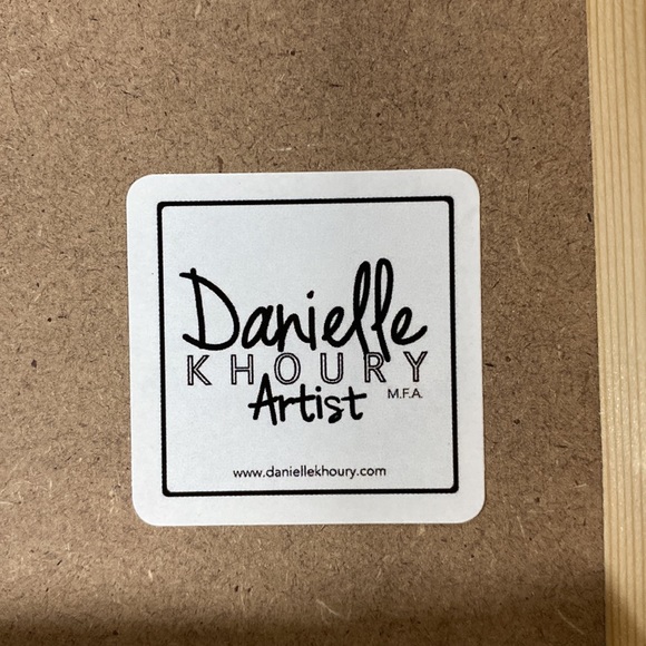 “Witness” - One of a kind Image Transfer on Board Portrait Digital Painting Art - Picture 8 of 16